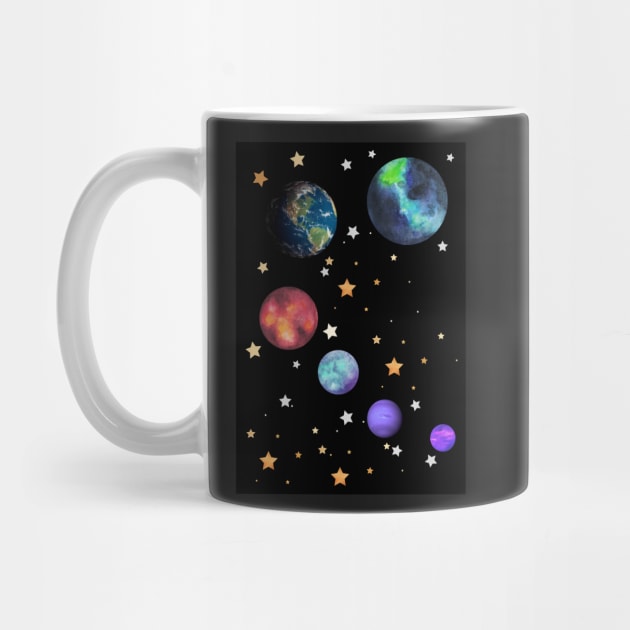 Space solar system - Astronomy by LukjanovArt